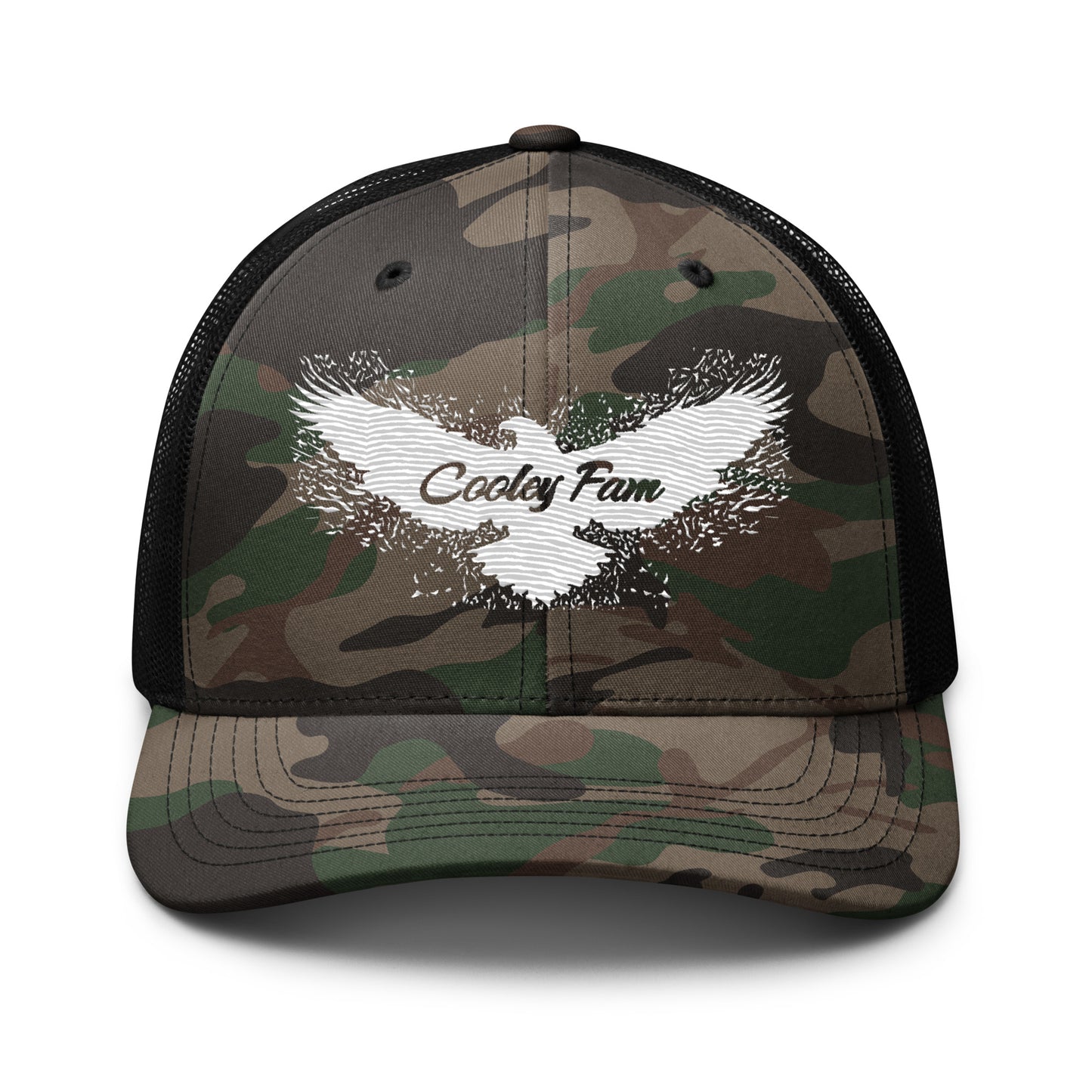 Cooley Fam Camouflage trucker hat