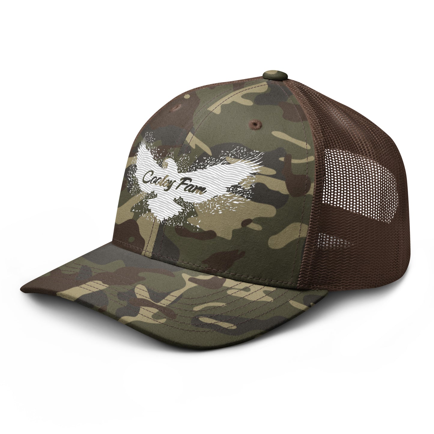 Cooley Fam Camouflage trucker hat