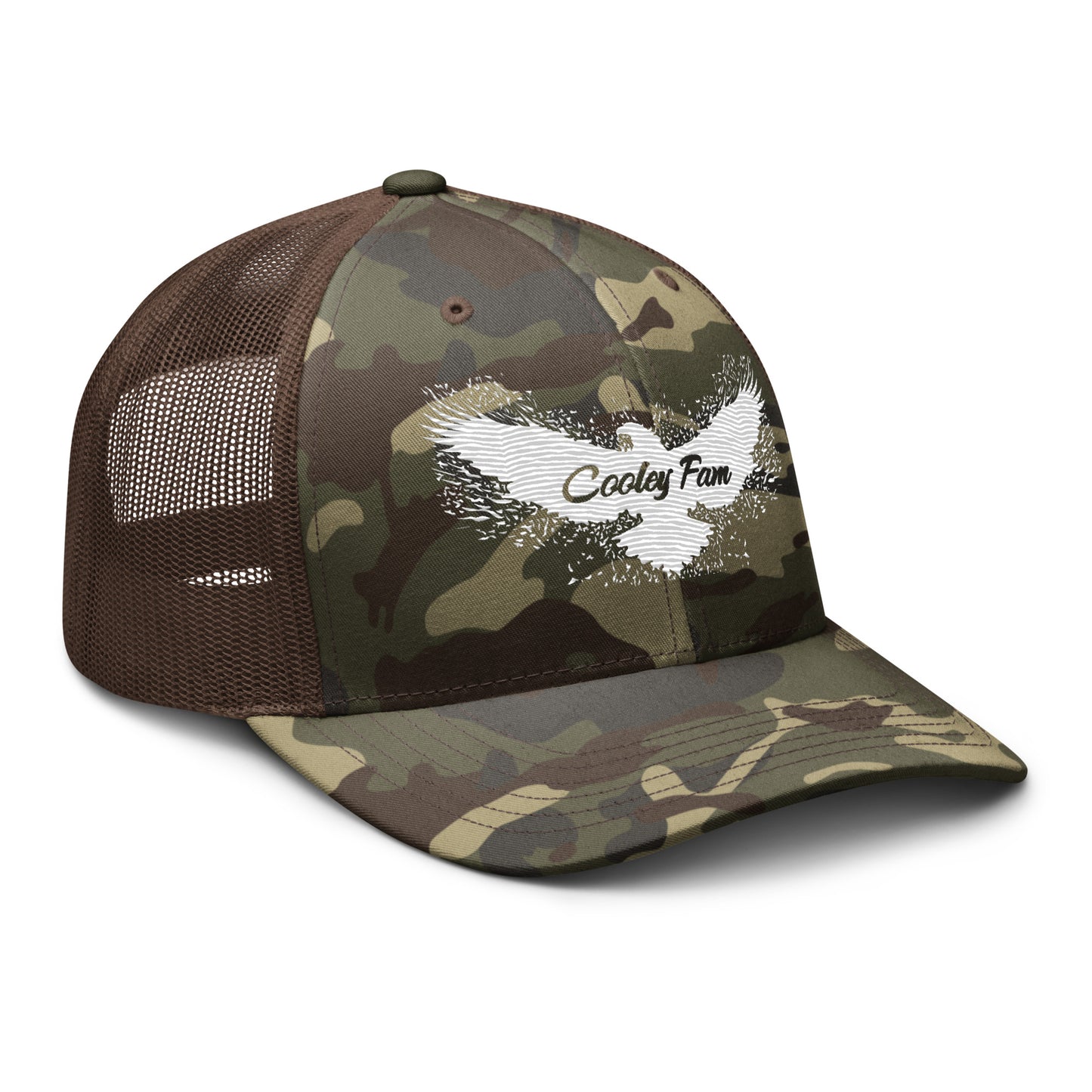 Cooley Fam Camouflage trucker hat