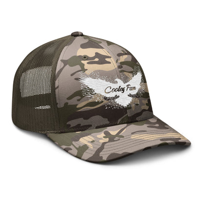 Cooley Fam Camouflage trucker hat