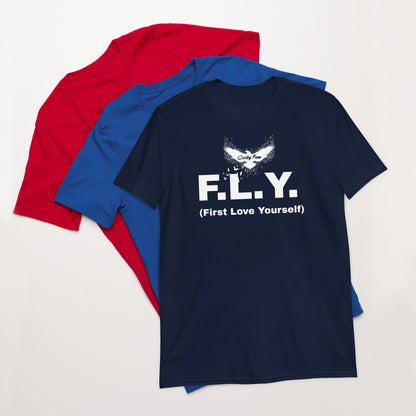 FLY t-shirt - First Love Yourself!